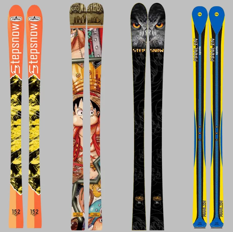 Bamboo snowboard Wood ski winter outdoor skis wholesale ski equipment snowboard made in china