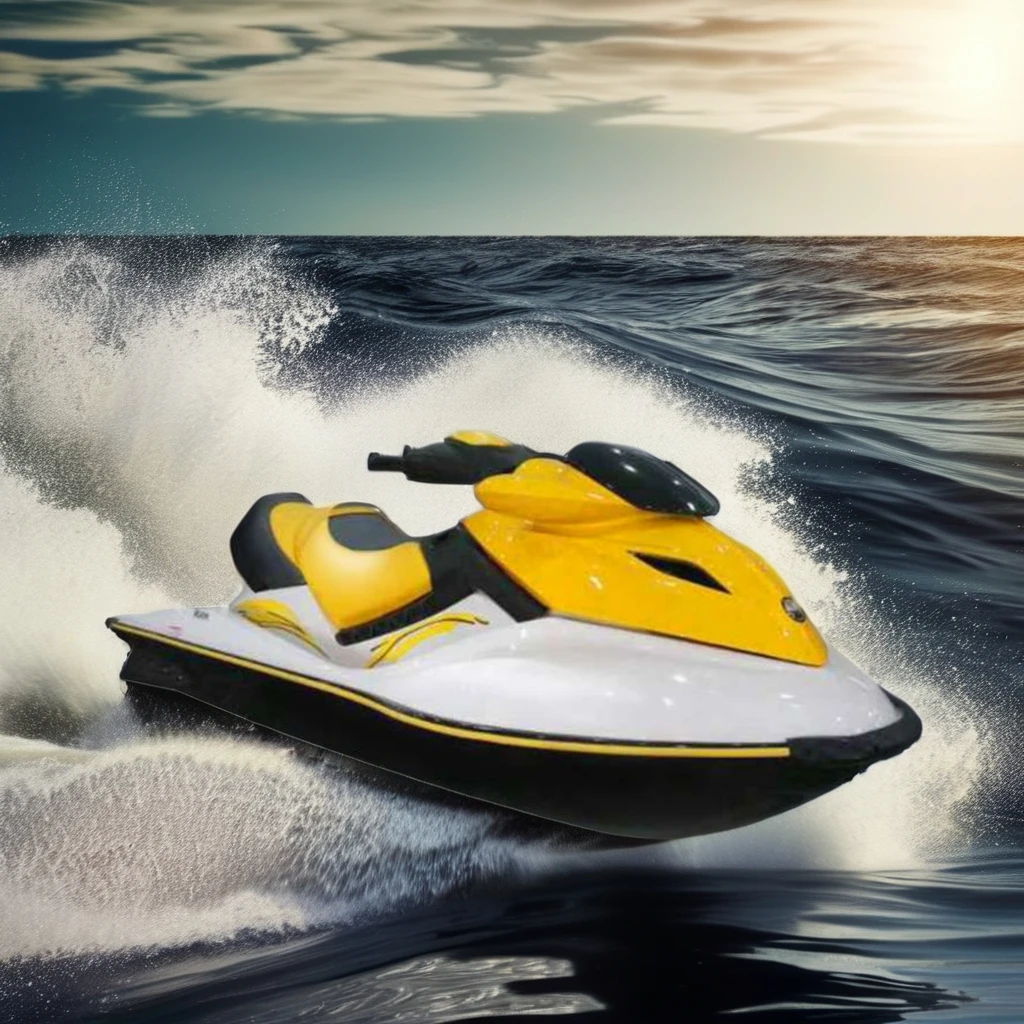 Hot Sale Jet Ski 1400cc Brand New And Used Original Sea Doo Jetski Fish Pro Jet Ski  Speed Boat