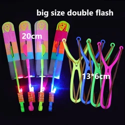 Светящиеся в темноте летающие стрелы, детские игрушки, товары для дня рождения, рождественские подарки, светящиеся светодиодные фонари, Рогатка
