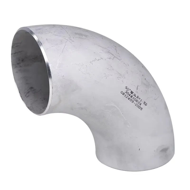 Настройка OEM/ODM ASME B16.9 304 316L дуплексная сталь с радиусом 90 градусов локоть ANSI SS304/SS316 sch 120