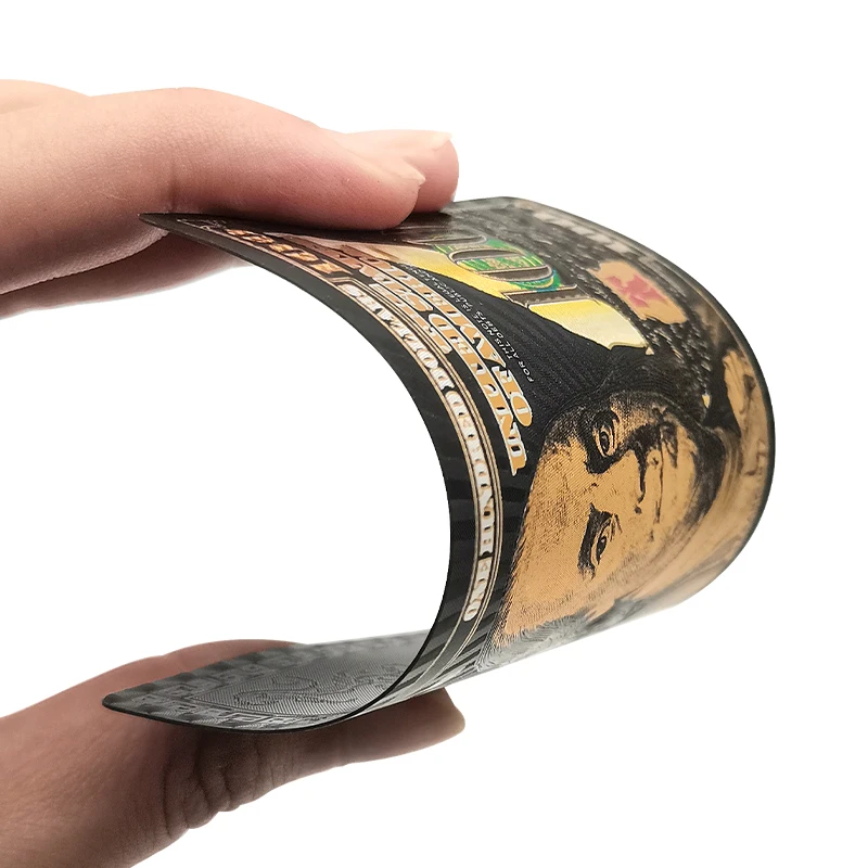 Custom Waterproof Plastic Poker Logo Printing Factory Manufacturer Black And Gold Playing Cards