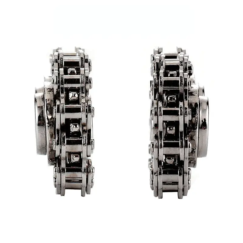 Fidget Toys Bike Chain For Adults Metal Fidget Spinner Toys Anti Stress Anxiety Desk Toy Sprockets Flywheel Fingertip Gyro