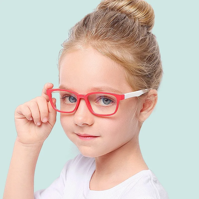 Vogue of new fund of 2022 children against the blue soft frame glasses lens silicone gender equality goggles