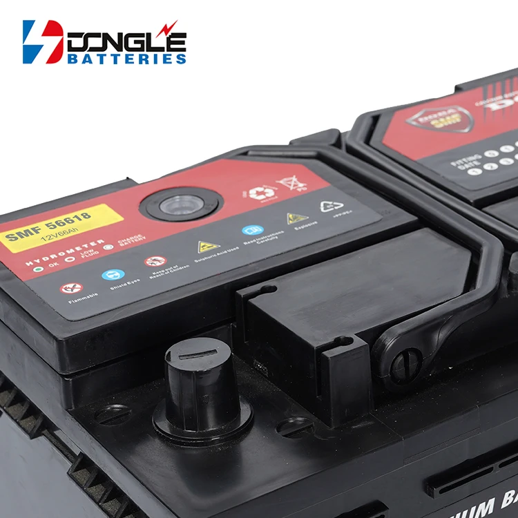 Dongle High Performance Car Trucks Starter SMF 56618 Rechargeable 12v 66Ah Lead Acid Auto Battery