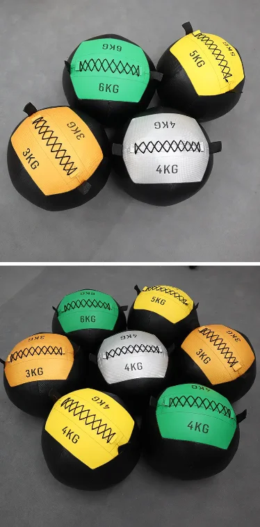 Latest design indoor soft Gym Medicine Ball PU Wall Ball for Strength Training and Balance Exercise