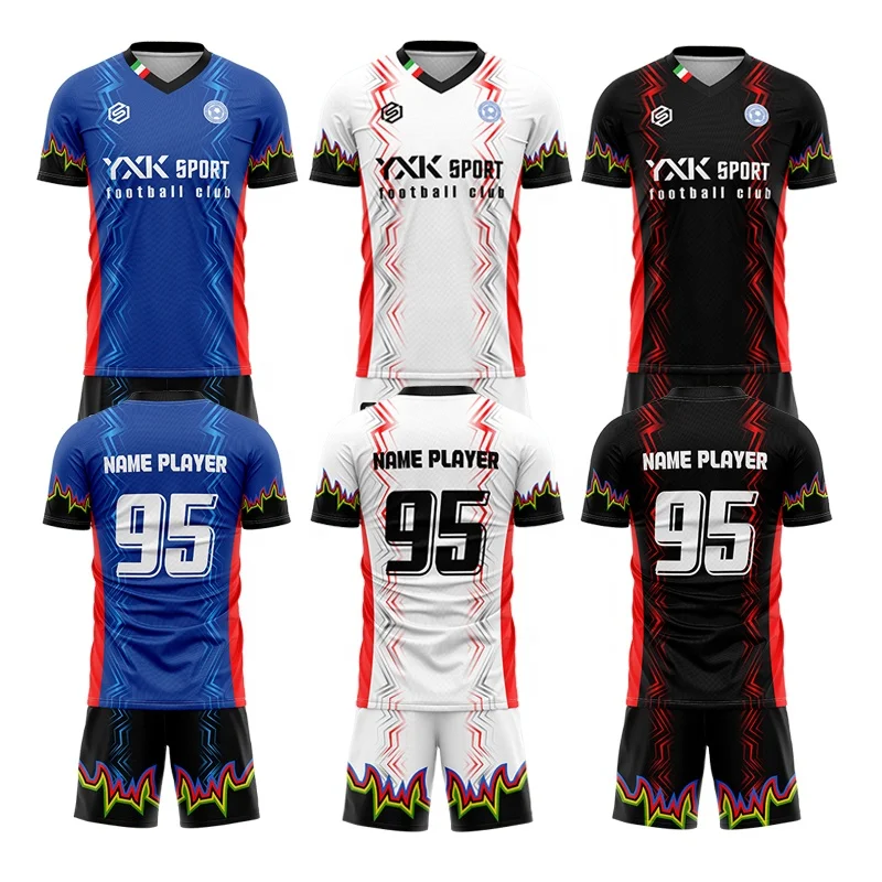 Custom Blank Sublimation Printing Jersey Soccer Kits Customization Soccer Uniform Soccer Wear Football Training Kit