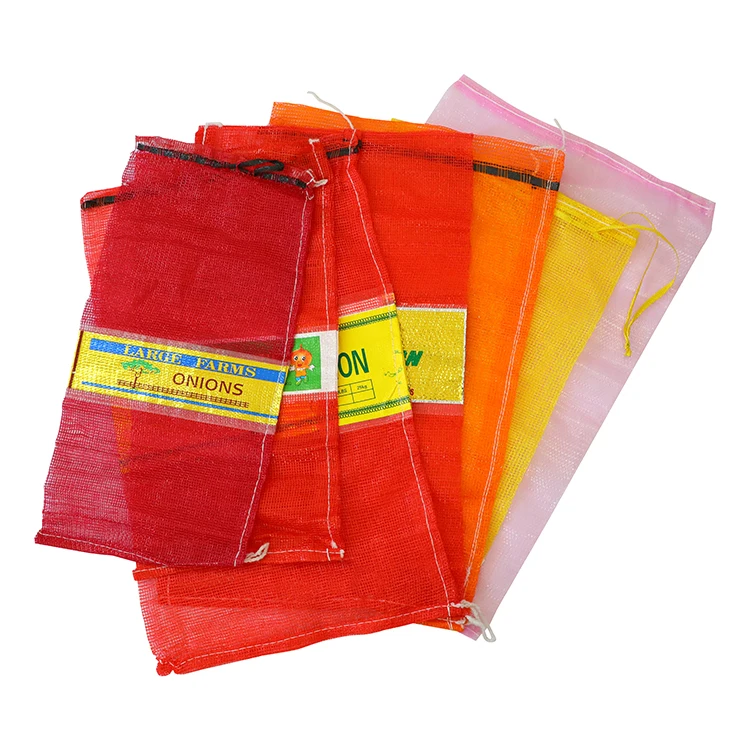 Customized 50kg PP/PE mesh bags wholesale for onion packing