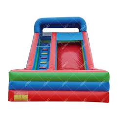 Manufacturer Inflatable Slider Custom Color Durable Inflatable Water Slide with Pool