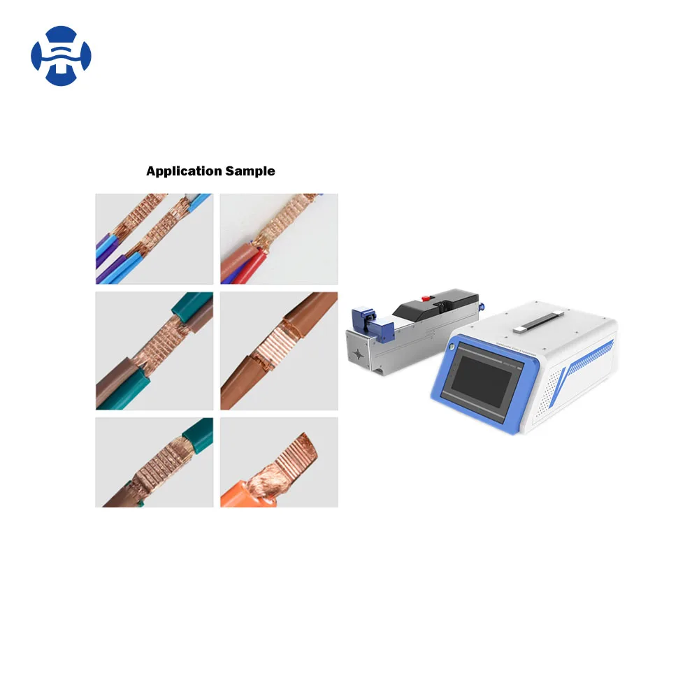 HMS-X00N 3000W Ultrasonic Welding Machine 3000W Ultrasonic Wire Splicer for Metal Copper Cable Wire Harness Splicing Equipment