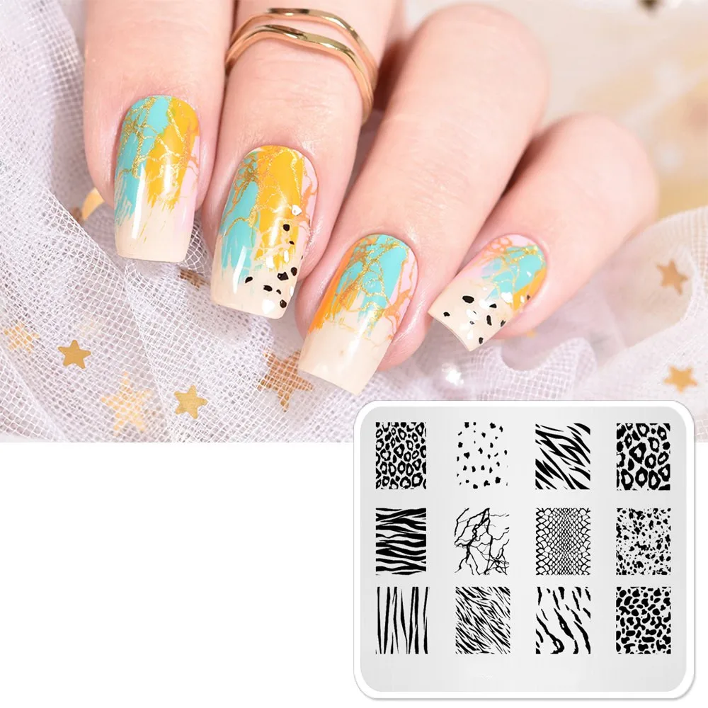 Personality Design Nail Art Stamp Polish Stamping Plates For Beauty Nails