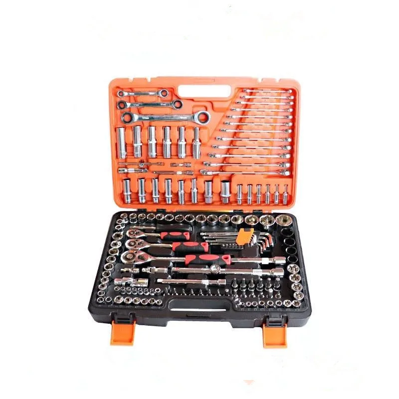 150pcs A1 Model Auto Protection Machinery Maintenance Socket Wrench Combination Suit Includes Hard Case Supported by OEM