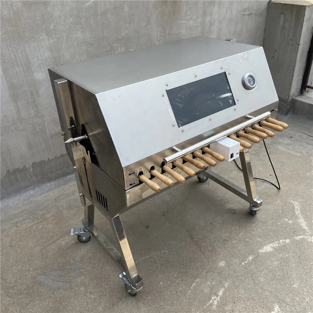 Wholesale custom Outdoor kitchen cooking smoker Cypriot Charcoal Spit Rotisserie Barbeque