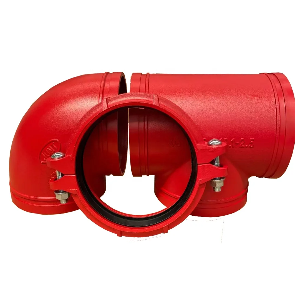 Grooved pipe fitting is a new type of steel pipe connection fitting, also called clamp connection, which has many advantages.