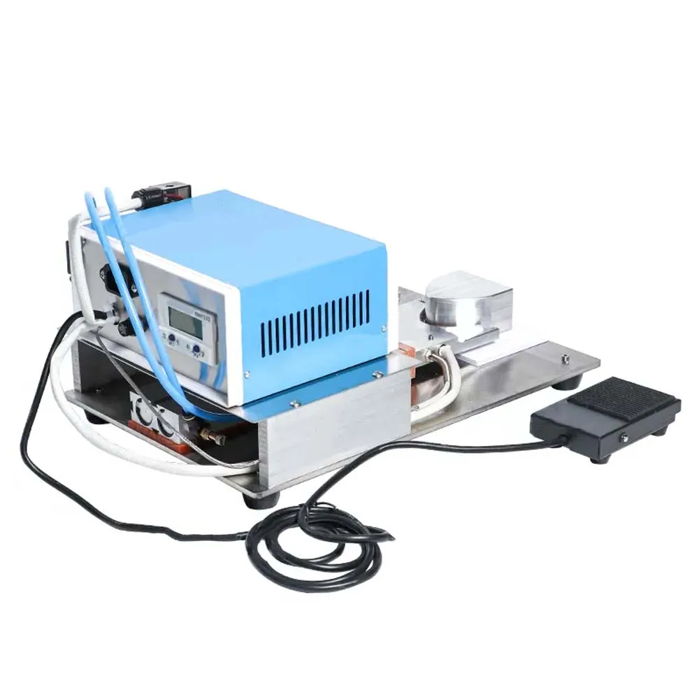 Pneumatic Semi Automatic Aluminum Strip Nose Bridge Beading Machine