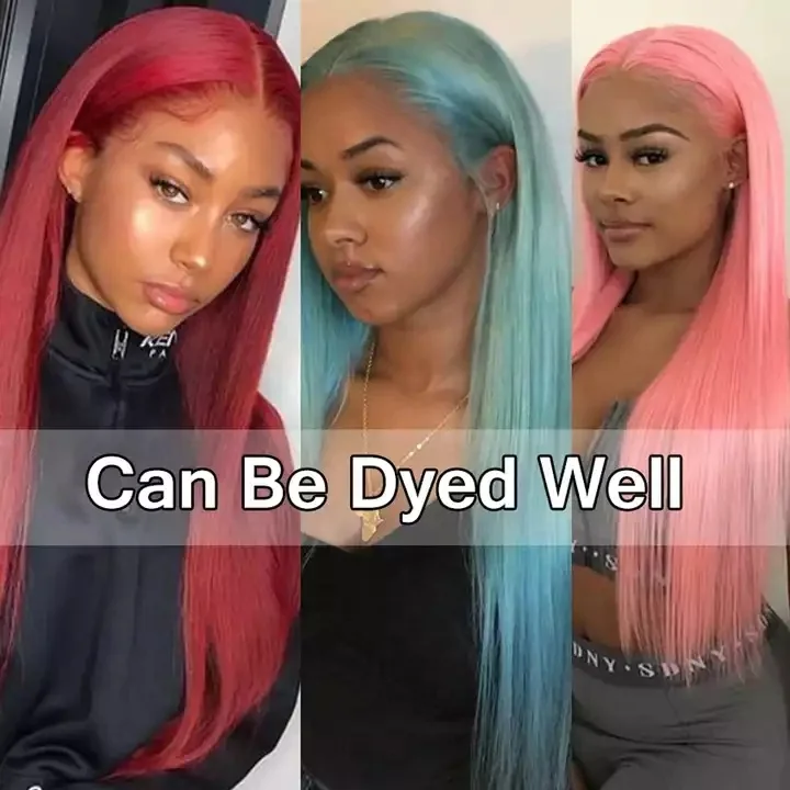 Прямой эффектом деграде (переход от темного к 613 полные кружевные человеческие волосы парики из натуральных волос 13x6 передние для чернокожих женщин с кутикулой в одном