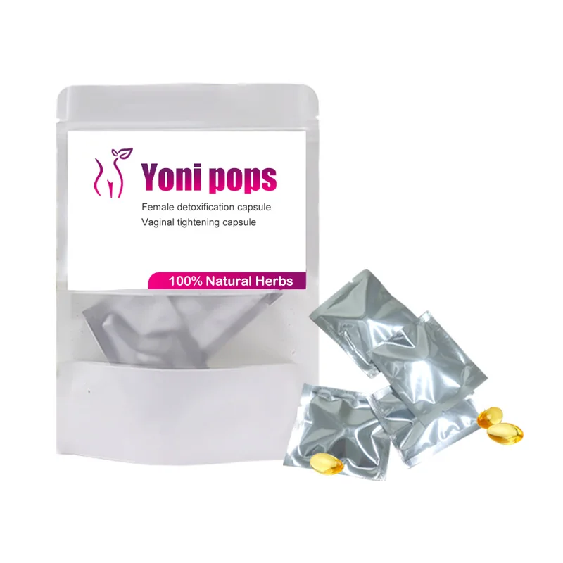 Natural Organic Herbal Vagina Cleaning Pills Yoni Pops Borac Acid Capsules Vaginal Suppositories