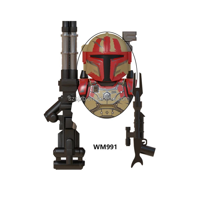 WM6094 Звездный тяжелый мандалорский Paz Vizla Wars Baby Yoda Мини фигурки Набор конструктор игрушки для детей подарок