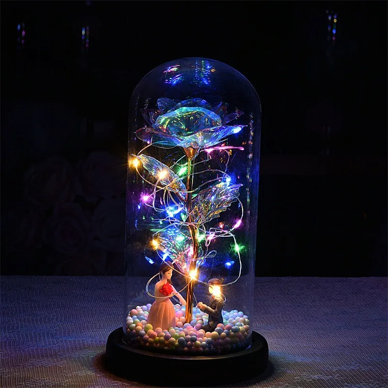 OEM Factory Directly Hot Selling Decorative Glass Dome with Wood Base for Flower Empty Flower Glass Dome  2020