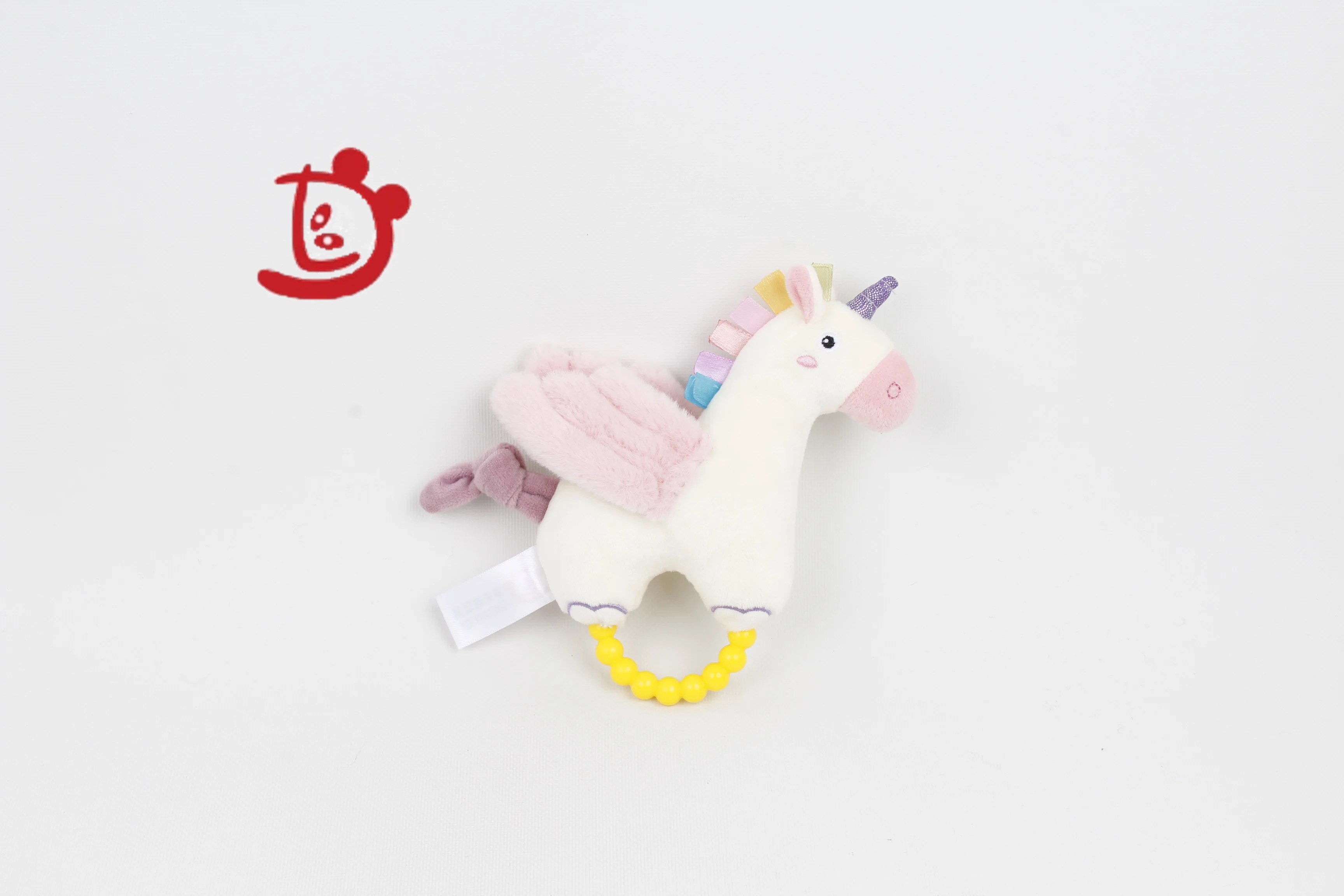 Factory Baby Stuffed unicorn Soft Toy Plush Baby Rattle Toy Handbell Dolls for Newborn 0-24 Months