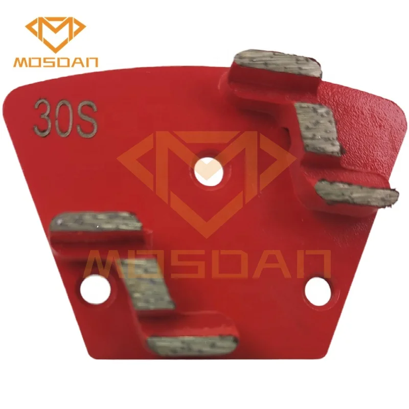 Concrete Floor Trapezoid Double Z Segments Diamond Grinding Wings