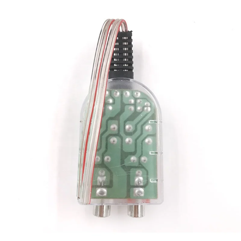 Auto Car Radio Converters Speaker High To Low Car Amplifier 12V RCA Line Use for Android DVD Car Audio Impedance Converter