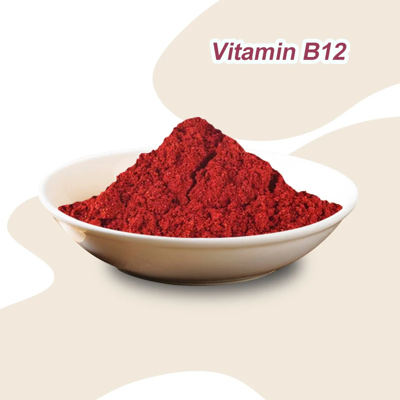 High Quality Vitamin B12 1% Cyanocobalamin Powder Raw Material for Nutrition Enhancer