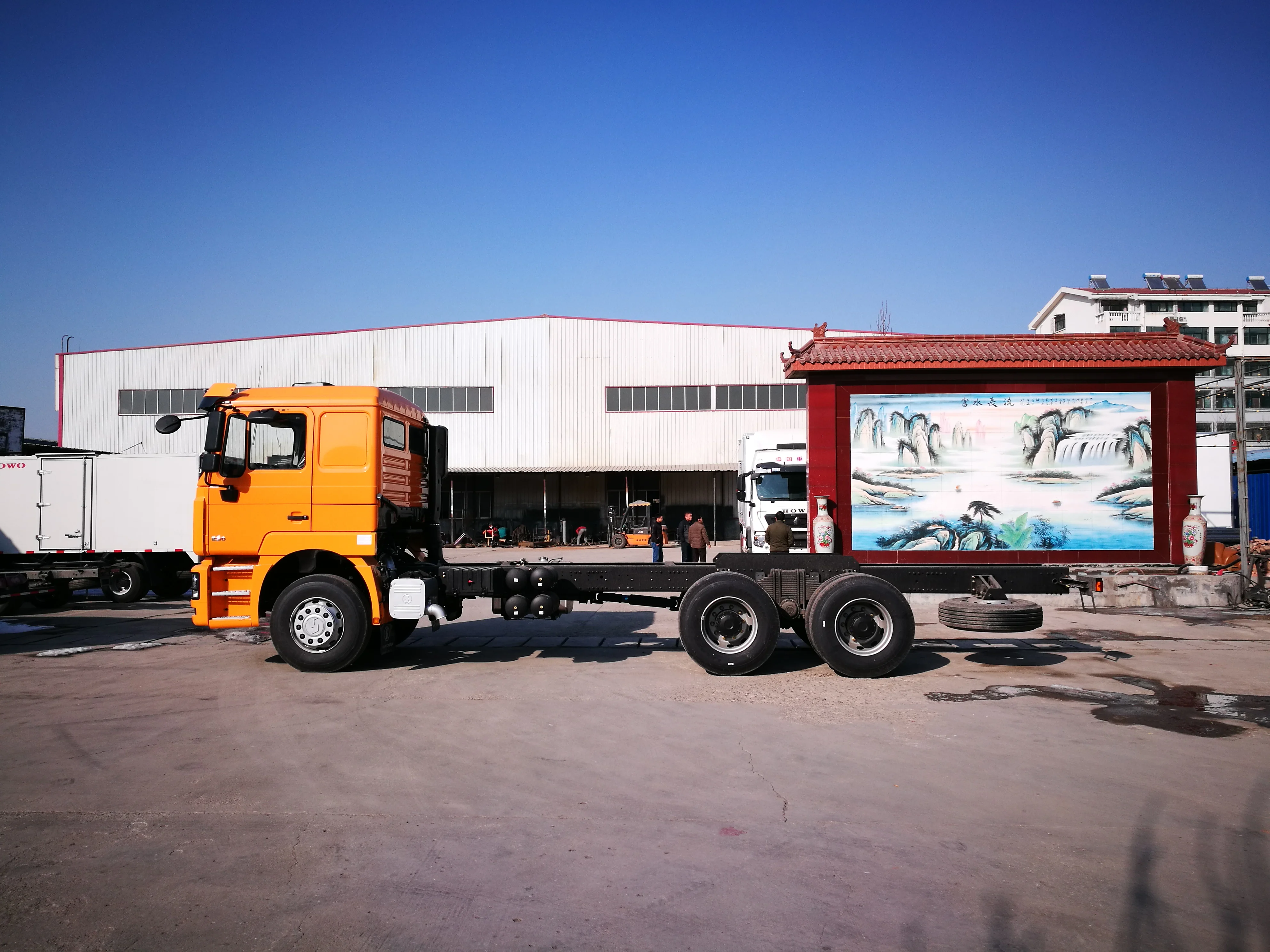SHANXI shacman F3000 6*4 EUROII RURO III engine WEICHAI CUMMINS 10 wheels lorry truck