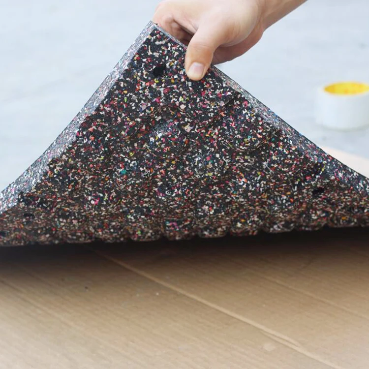 Durable Gym Rubber Flooring Mat outdoor rubber flooring tile 2cm