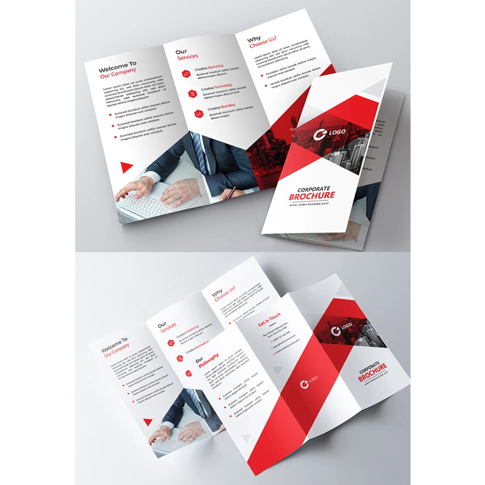 Custom Premium Coated Paper Book Model Number Poster Logo Printed Folding Flyer Catalogue Pamphlet Brochure Instruction Manual