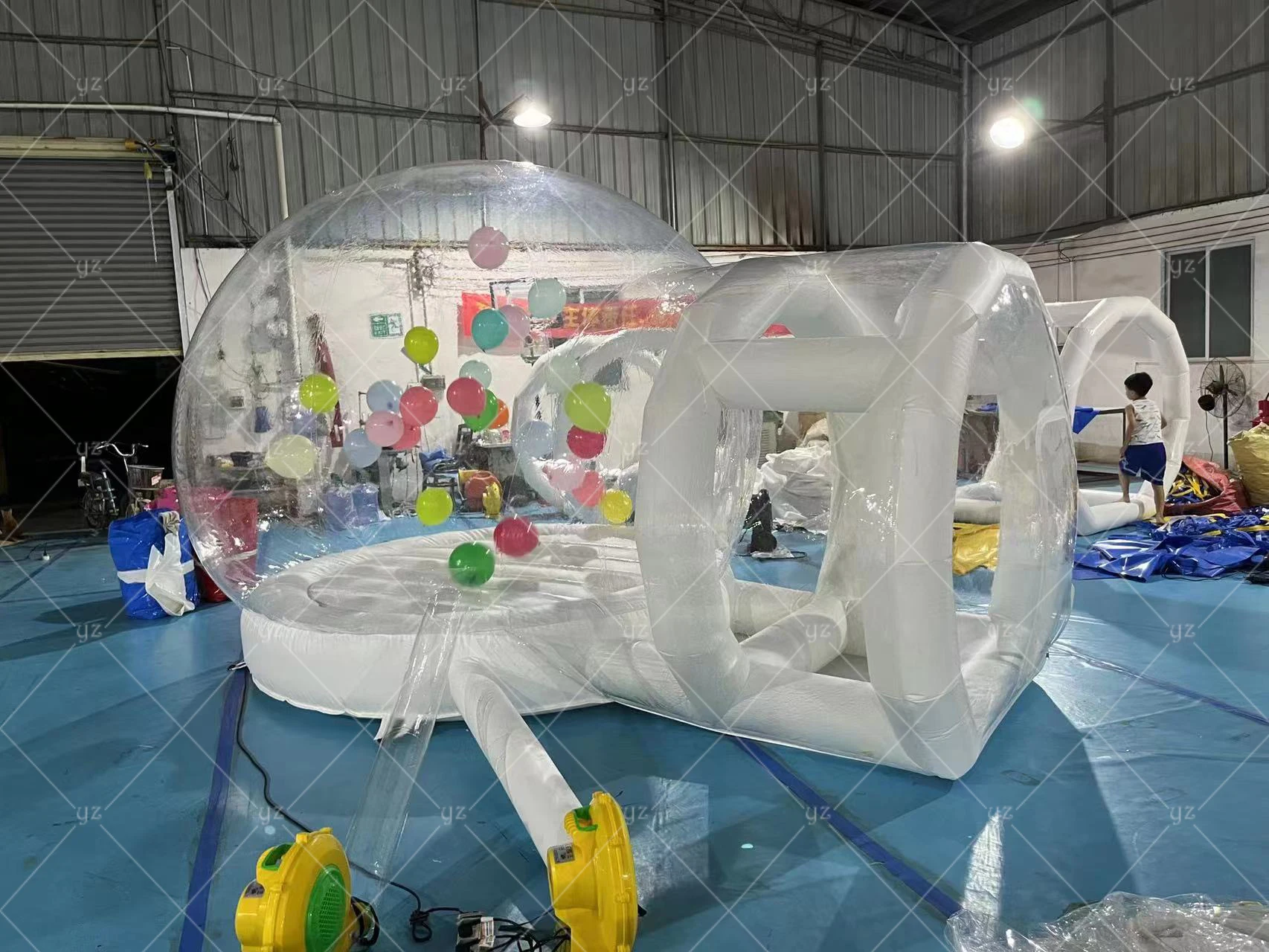 Outdoor 3 meters inflatable bubble house tent balloon transparent PVC bubble bounce house