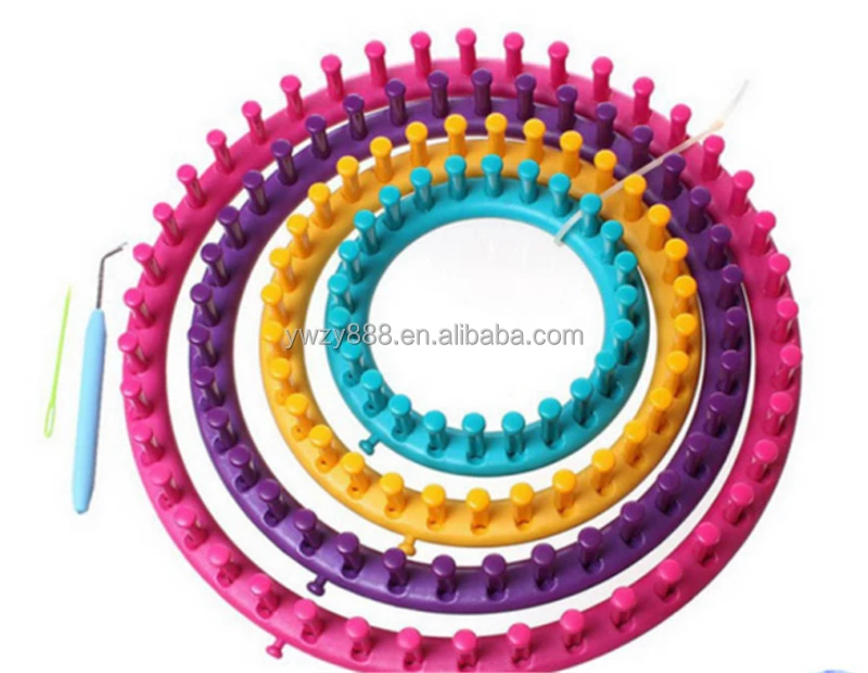 Набор для вязальной машинки из молочной хлопчатобумажной пряжи круглая трикотажная шерстяная пряжа иглы крючок шляп шарфов