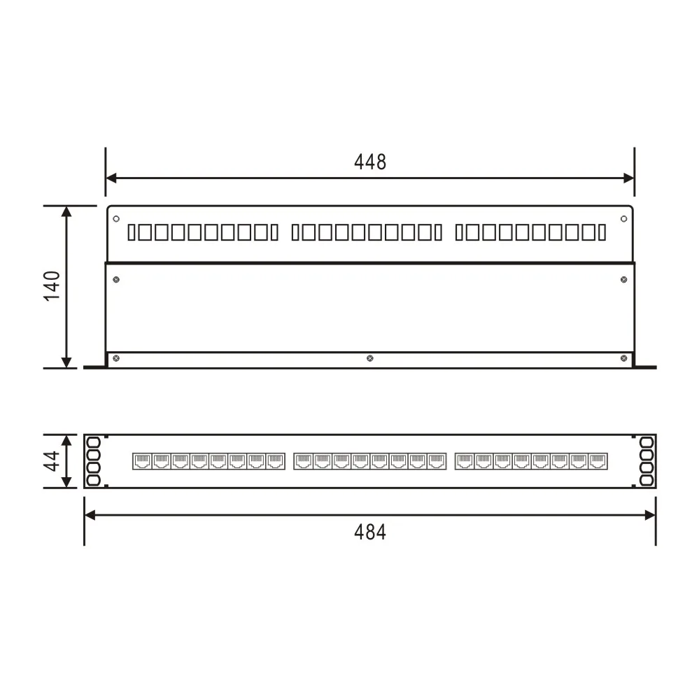 24 ports  1000Mbit/s 1GBit poe network 48V rj45 erthign grounding Surge protector Device Surge Protecgtor Devices Surge arrester