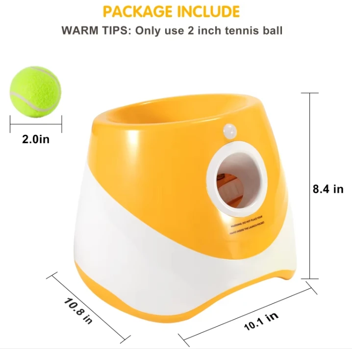 Outdoor Interactive Throwing Ball Training Toys Pet Dog Automatic Tennis Launcher For Small & Medium Dogs