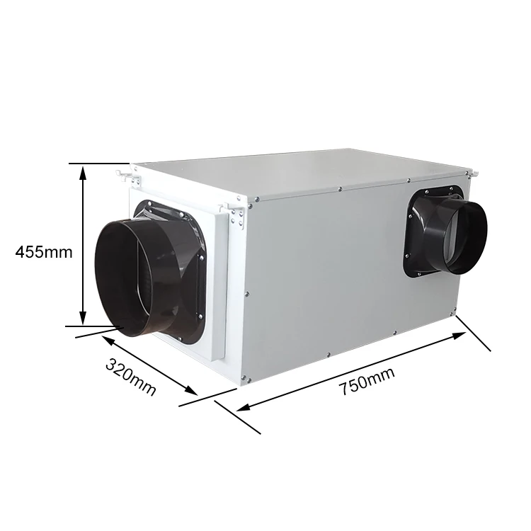 TOJJE DJDD-503E Industrial Greenhouse Dehumidifier 50 L/D Ceiling Mounted Premium Product for Grow Rooms
