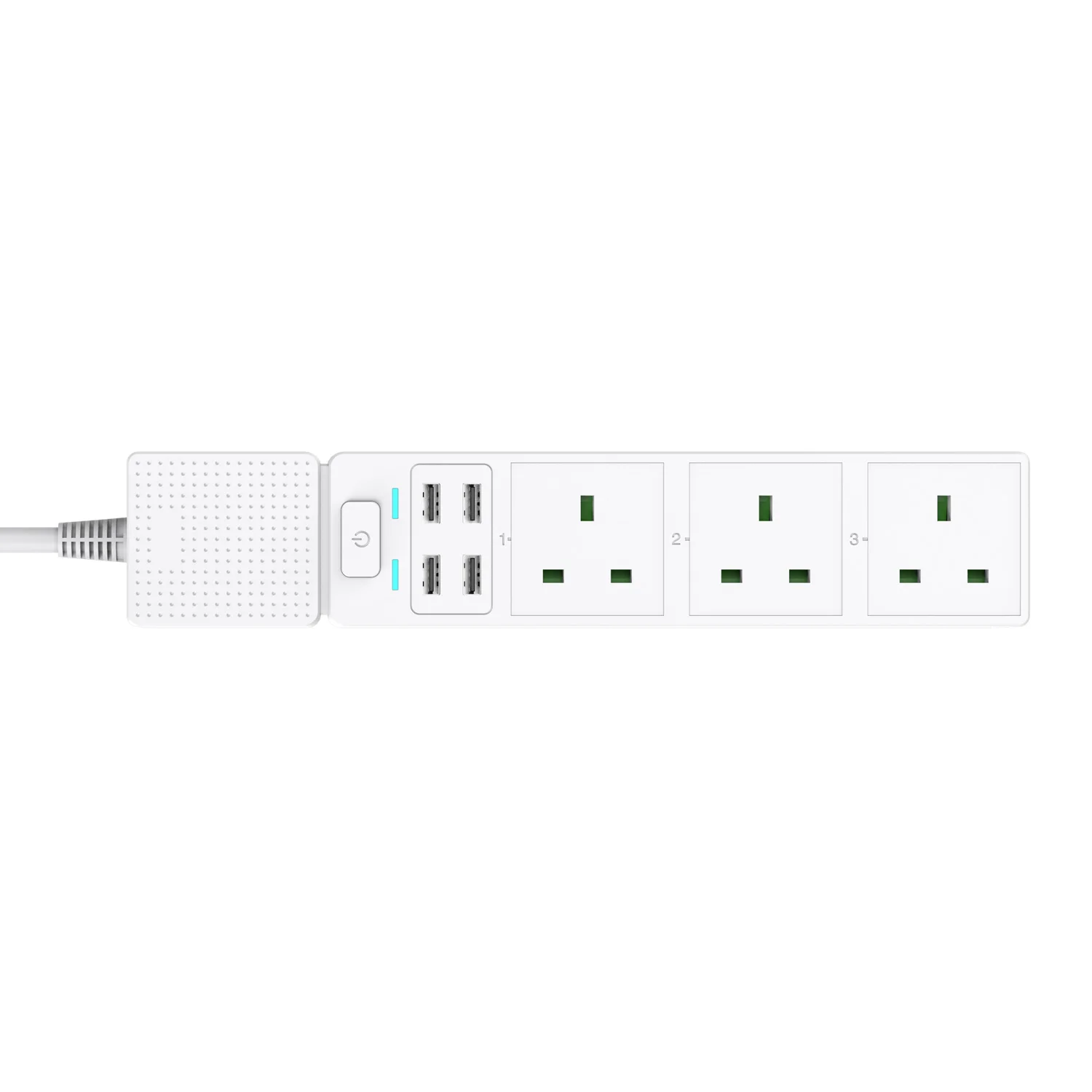 UK WiFi смарт-зрядник для защиты от перенапряжений 3 умные разъемы 4 порта USB удлинитель работать с Alexa Google Assistant на плоской подошве сетевой фильтр