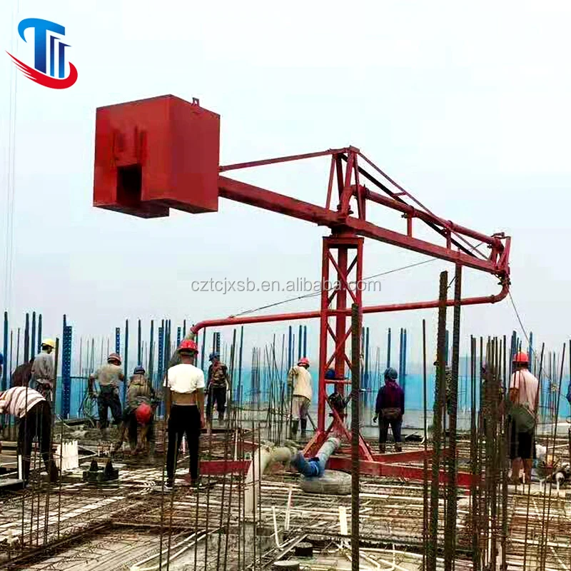 Manual Electric Stationary Concrete Placing Boom