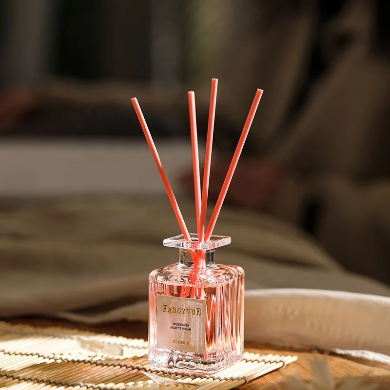 Home Fragrance 50ml Private Label Luxury Glass Bottle Essential Oil Aroma Dry Flower Reed Diffuser reed diffuser diffuser bottle