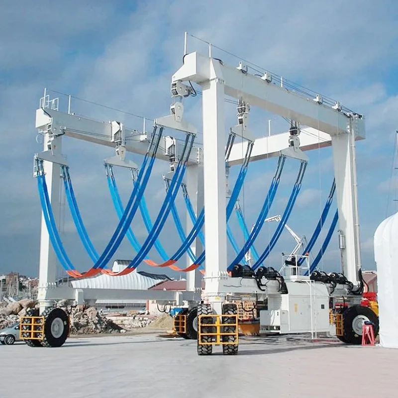 High quality 400 ton 150 ton 200 ton hoist boat crane travel lift factory with good price