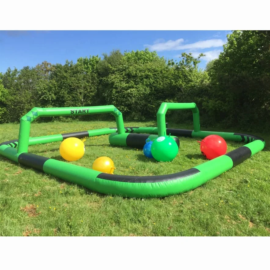 Large 26x20ft Kids Didicar Race Track Inflatable Bumper Car Arena Inflatable Go Karts Race Track For Bumper Car Rental
