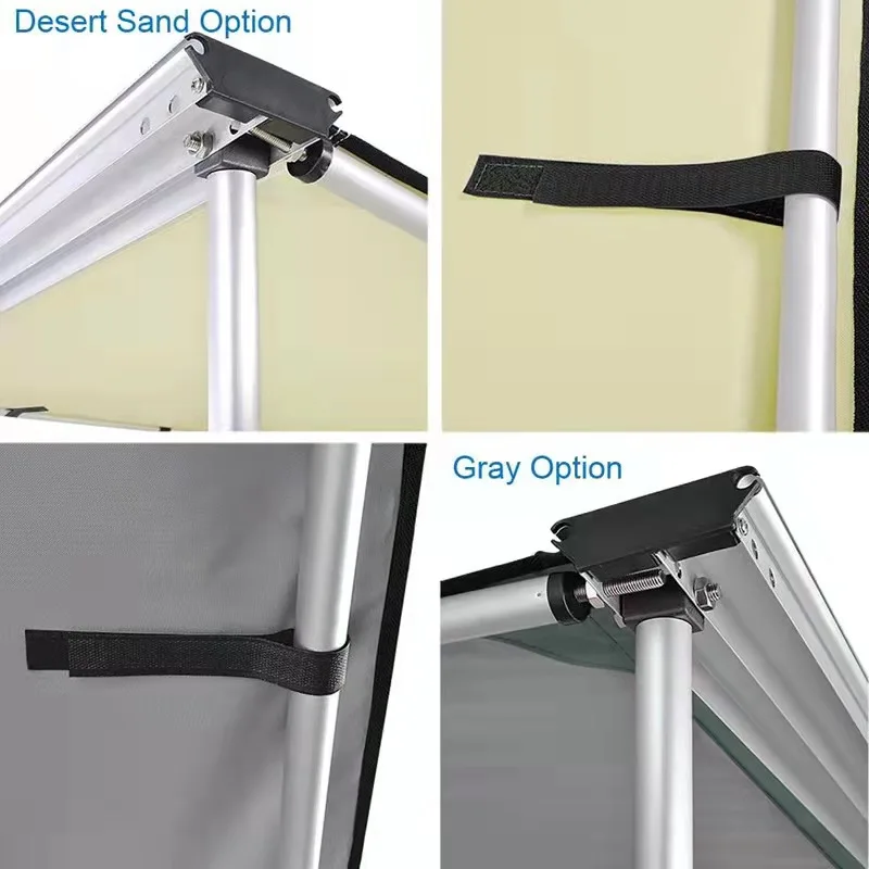 Wholesale Private Label Camping Car Side Awning 270 Degree Car Side Awning Tent With Annex