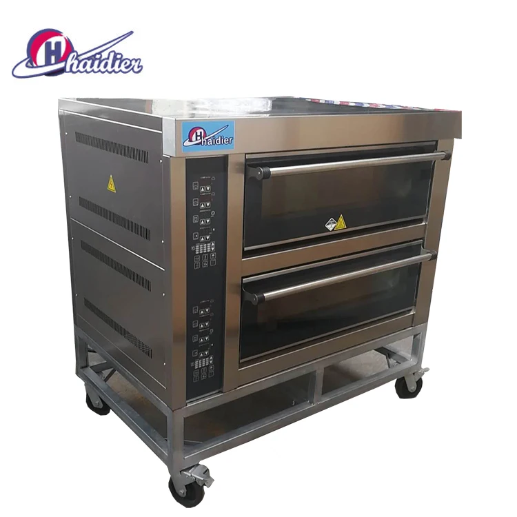 Reasonable Price professional baking oven Equipment Stainless Steel Electric Oven 2 Deck 4 trays Bread deck oven