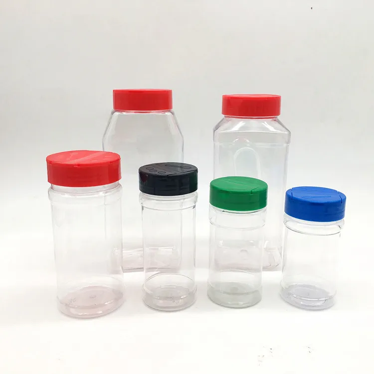 Мини Круглая банка для специй/пластиковая банка для специй