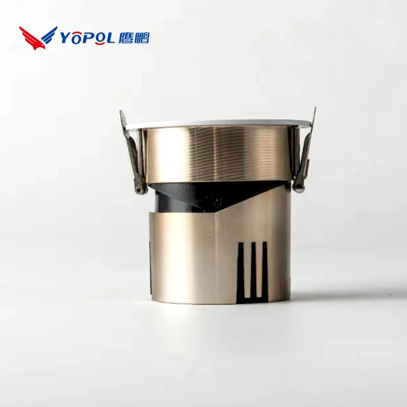 Adjustable Round Downlight 12W Commercial Down Light  Dimmable Ceiling 15W Recessed Hotel Anti-Glare COB LED Downlight