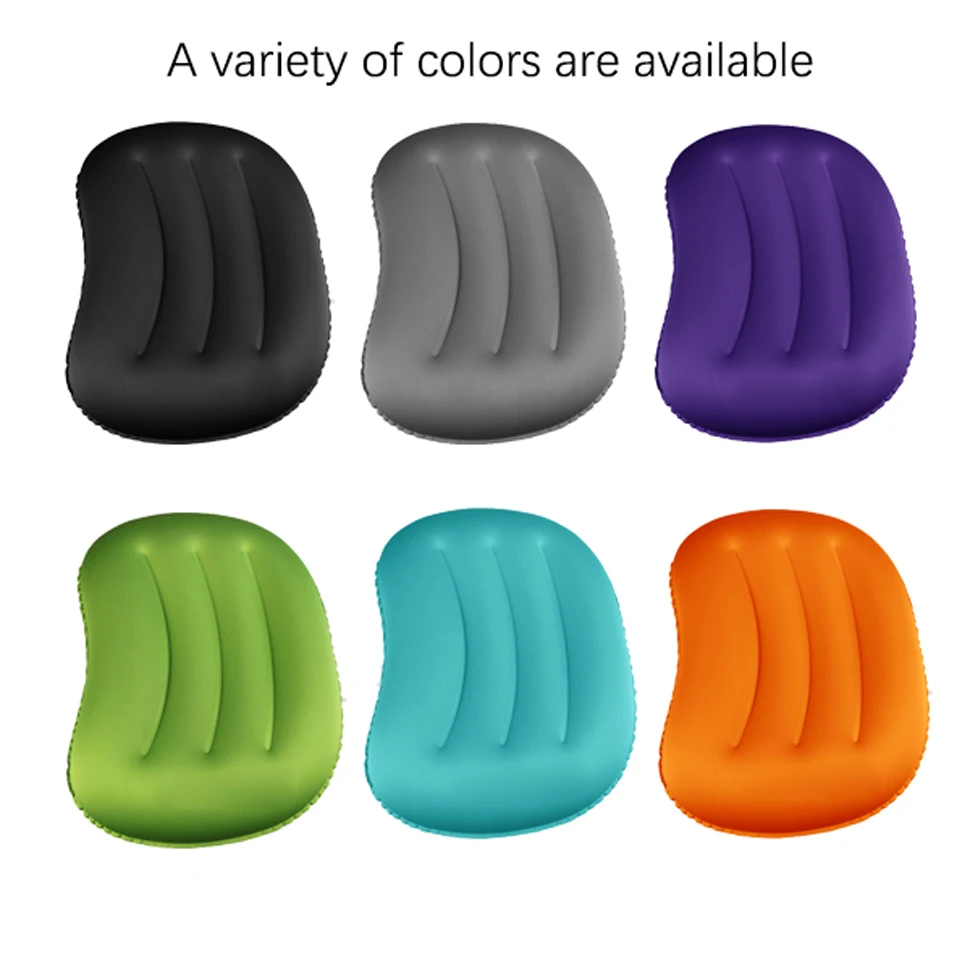 Outdoor Portable Self-Inflating Travel Pillow Waterproof Comfortable Cooling Neck Pillow for Camping and Travel