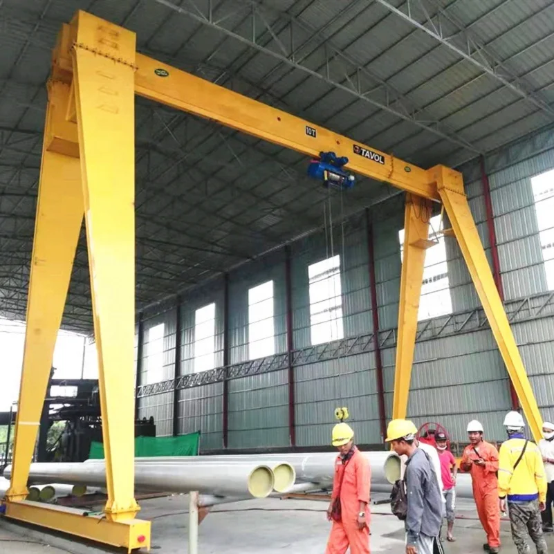 5 ton 10 ton 20 ton Rail Mounted Gantry Crane Mobile Travelling Gantry Cranes with Overhang for Granite Industrial Factory price