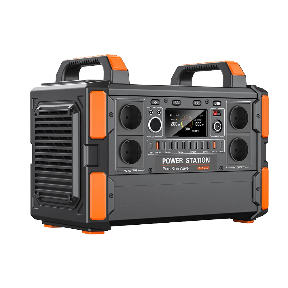 Toni PV1200W наружная электростанция портативный солнечный генератор с MPPT литий-ионным аккумулятором и солнечной панелью