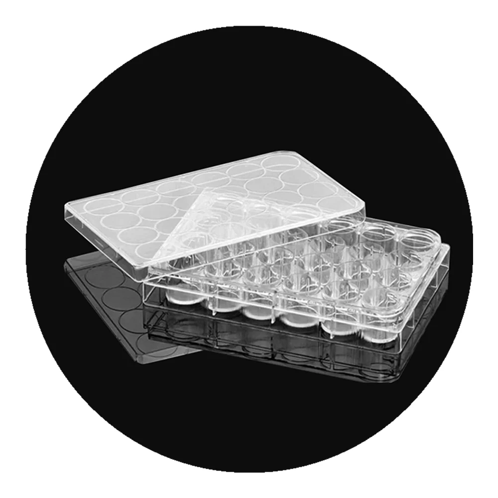 Shira Wholesale Plastic Sterile Well Plate With 6/12/24/48/96 Cell Culture Plate Petri Dish Plate For Other Lab Supplies
