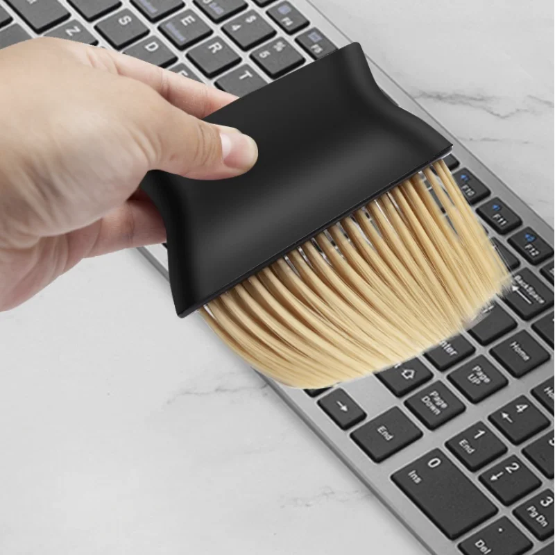 Multifunction Plastic Handle Soft-bristled Cleaning Brush Dust Removal Brush for Cleaning Gaps Car Interior Keyboard