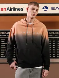 Custom Black Tie Dye Hoodie Mens Cotton Terry Acid Wash Hoodie Wholesale