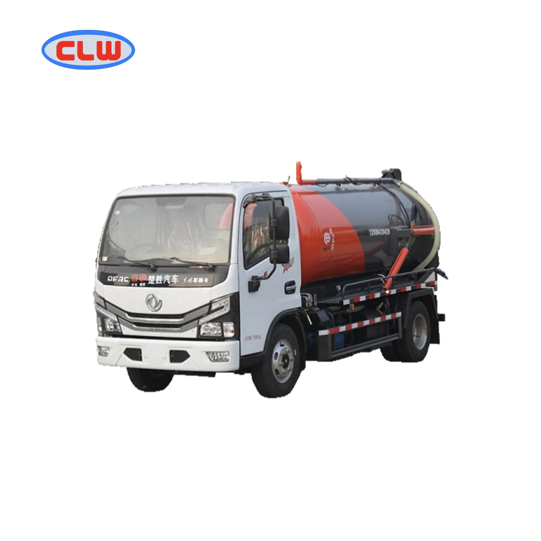 2024 новый вакуумный грузовик для сточных вод 5000л DONGFENG